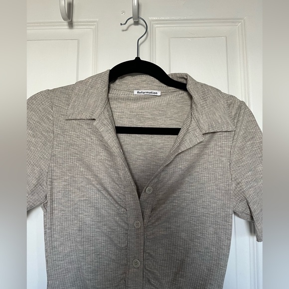 Reformation collard button up dress - Picture 3 of 3